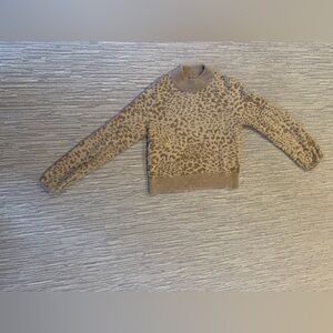 Veronica Beard Tilda Leopard Print Women's Sweater size Small